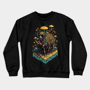 CAMEL MUSHROOMS TECHNO PARTY Crewneck Sweatshirt